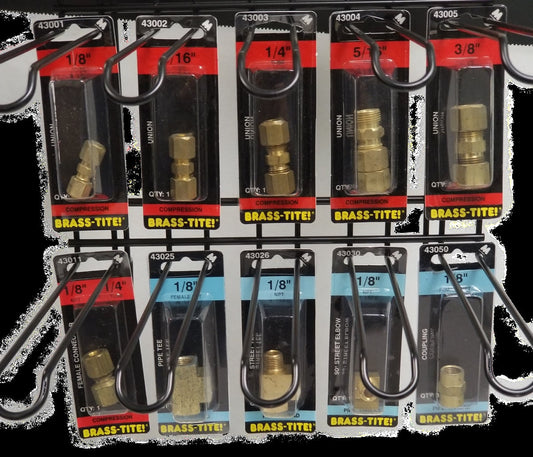 Barjan 074110976 Brass Tite Assorted 30 Skus